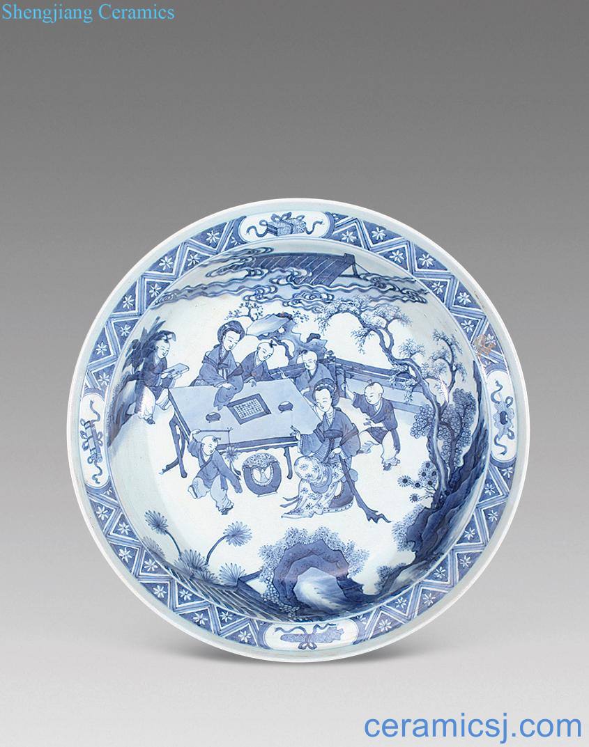 The qing emperor kangxi However, blue and white