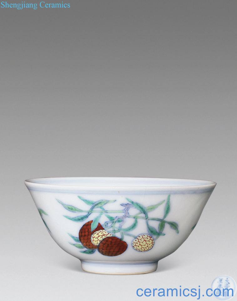 Qing yongzheng bucket sanduo cup
