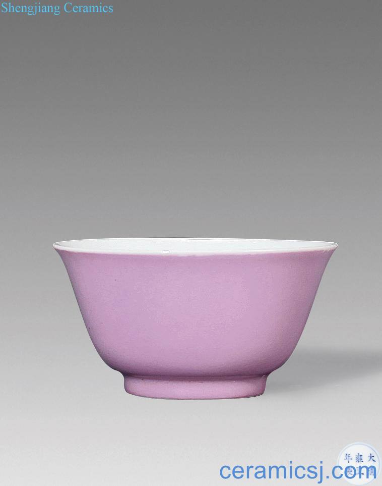 Pink glaze small cup