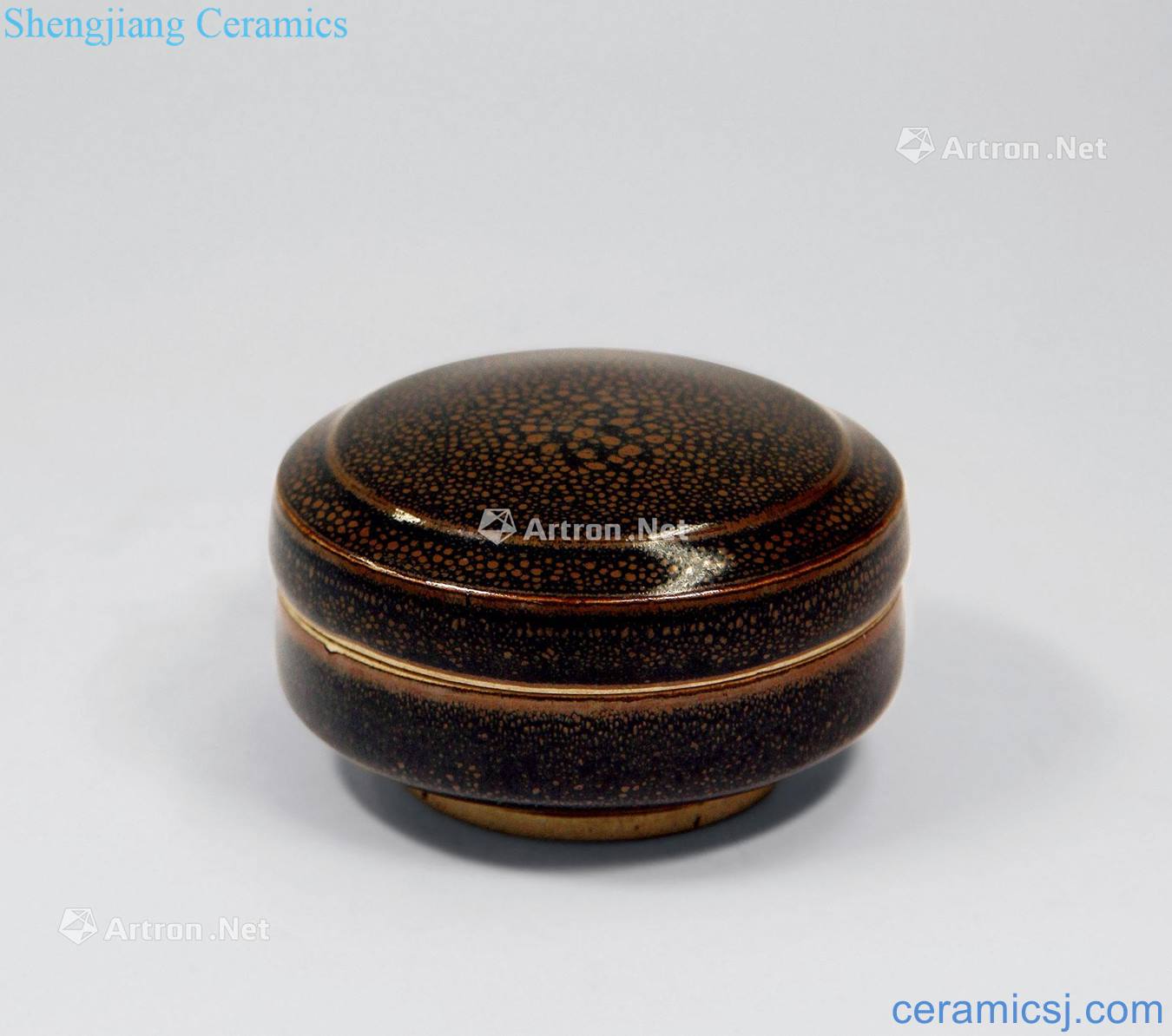 Song black glaze oil drop box