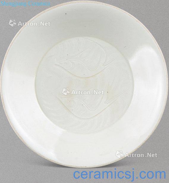 Song dynasty kiln porcelain Pisces tray