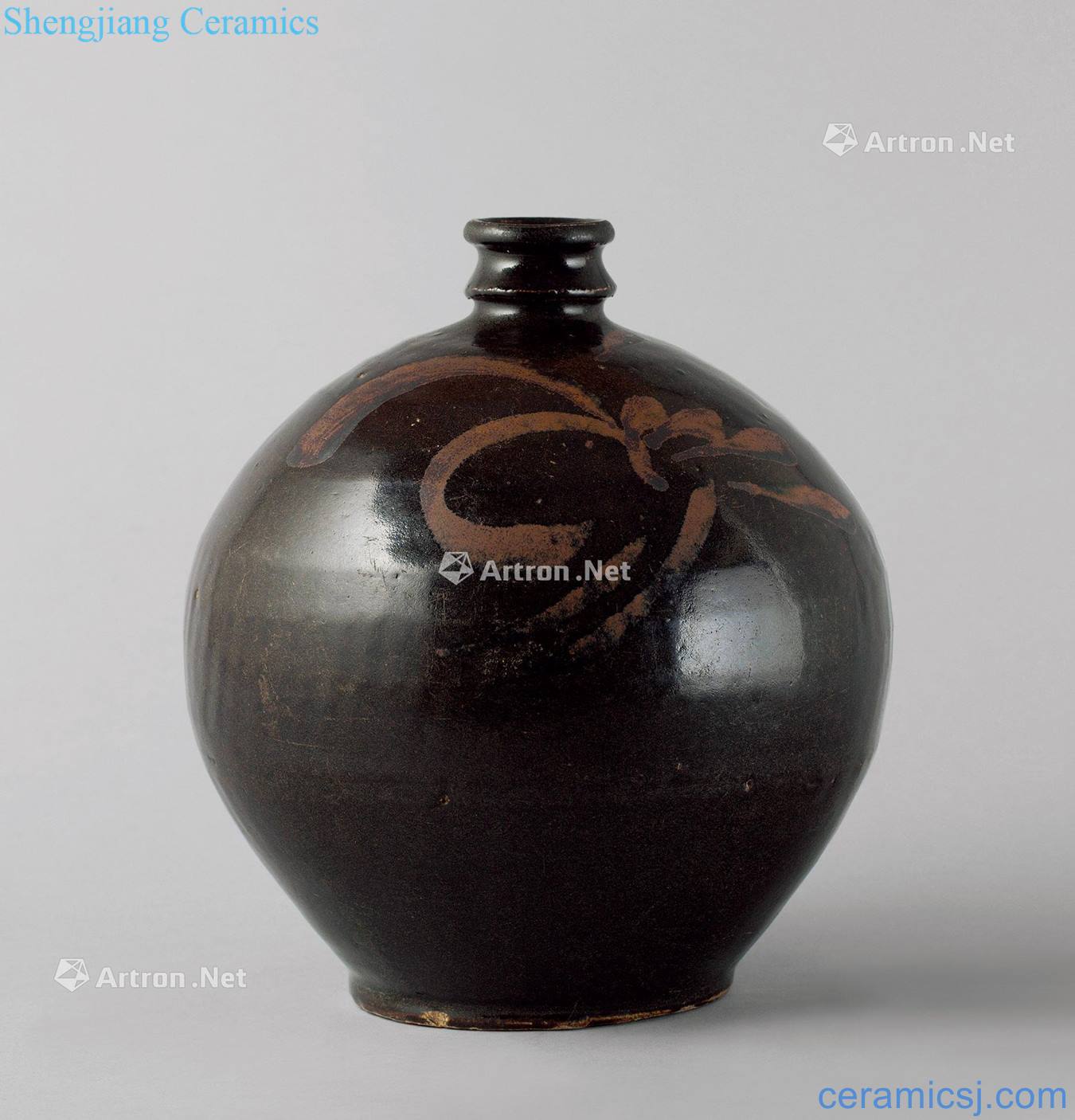Jin magnetic state kiln flower grain DuLu bottle