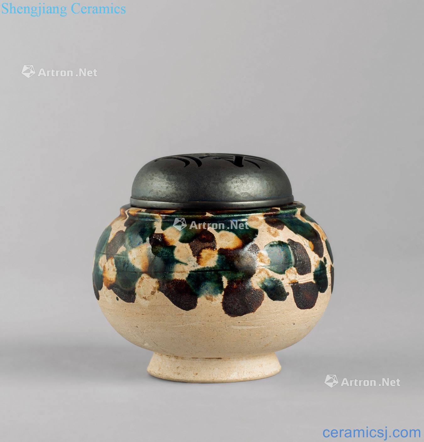 Tang three-color censer