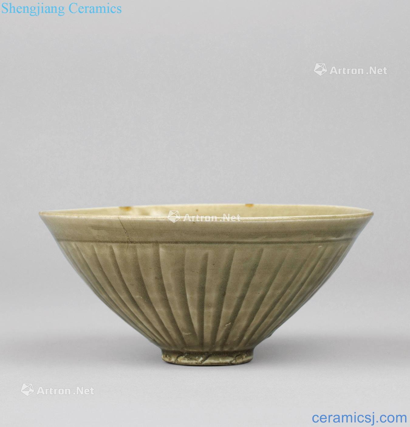 The song dynasty Yao state kiln flowers green-splashed bowls