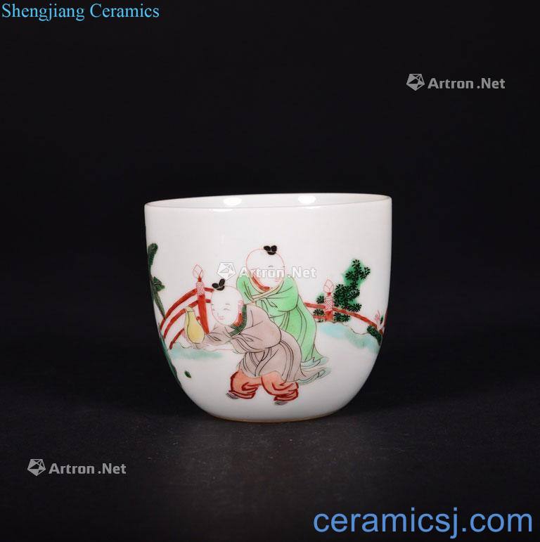 The Qing Dynasty WUCAI A CUP