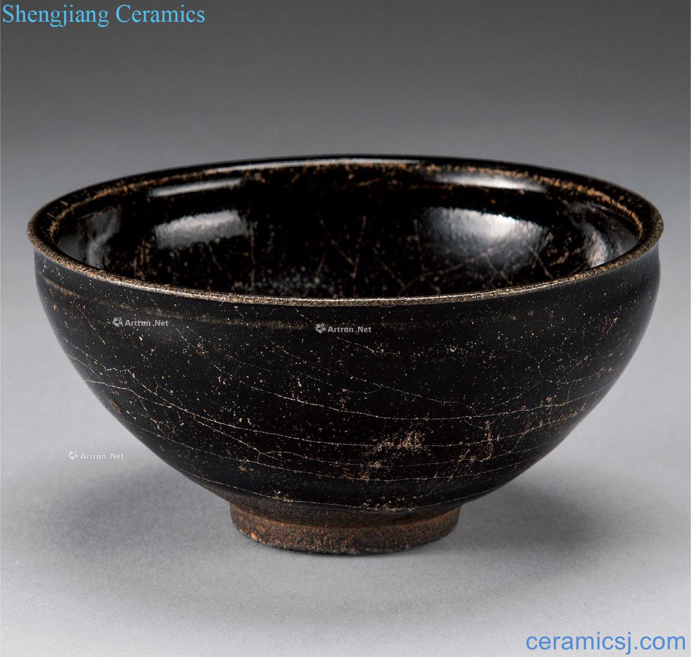 The song dynasty To build kilns photo ping kiln temmoku bowl