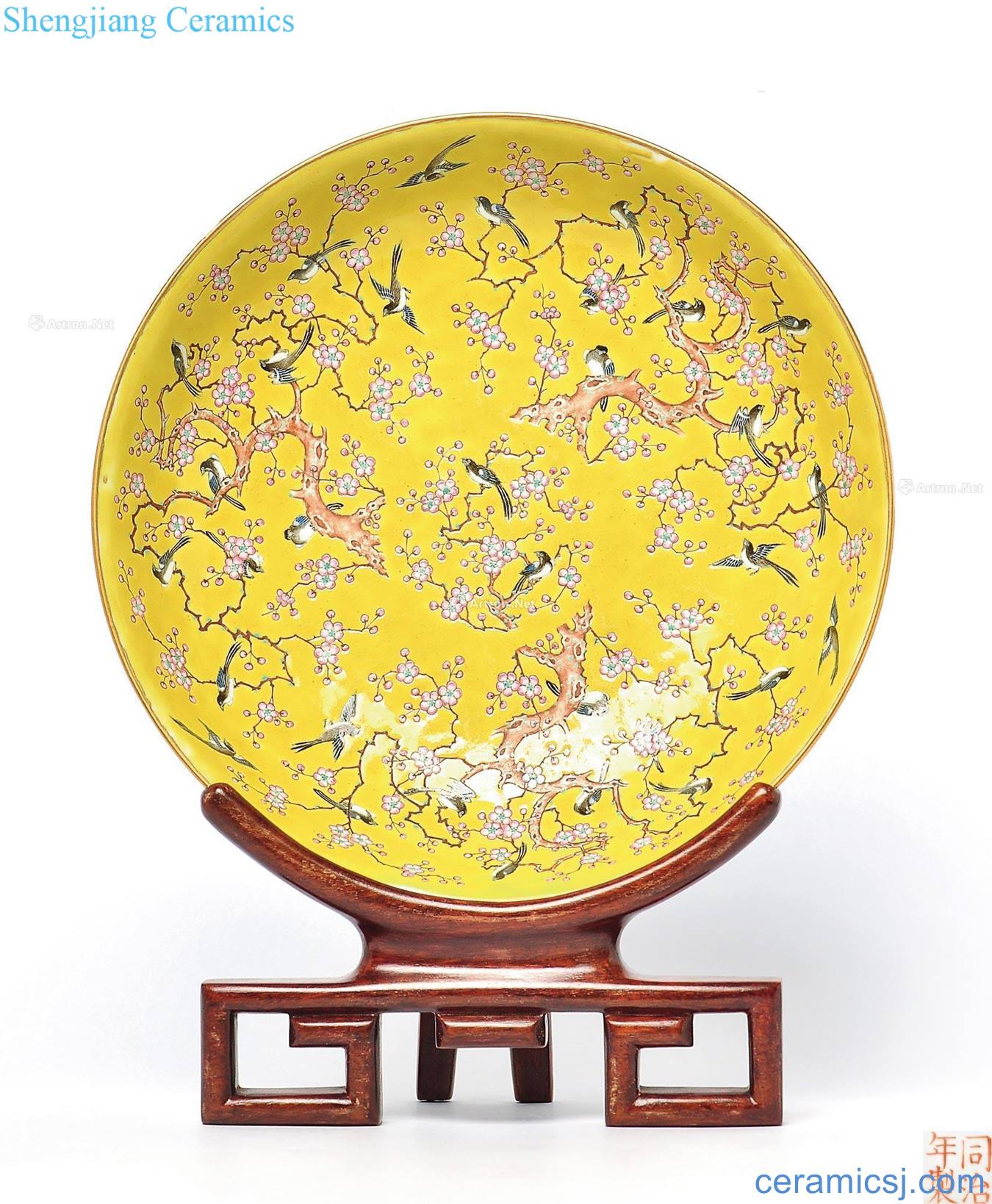 dajing Yellow powder enamel grain disc