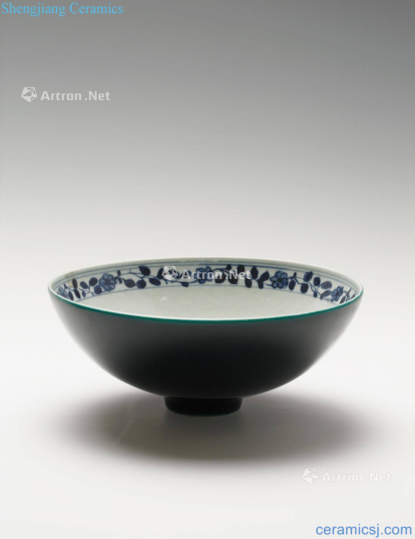 Ming Dragon green glaze porcelain bowl