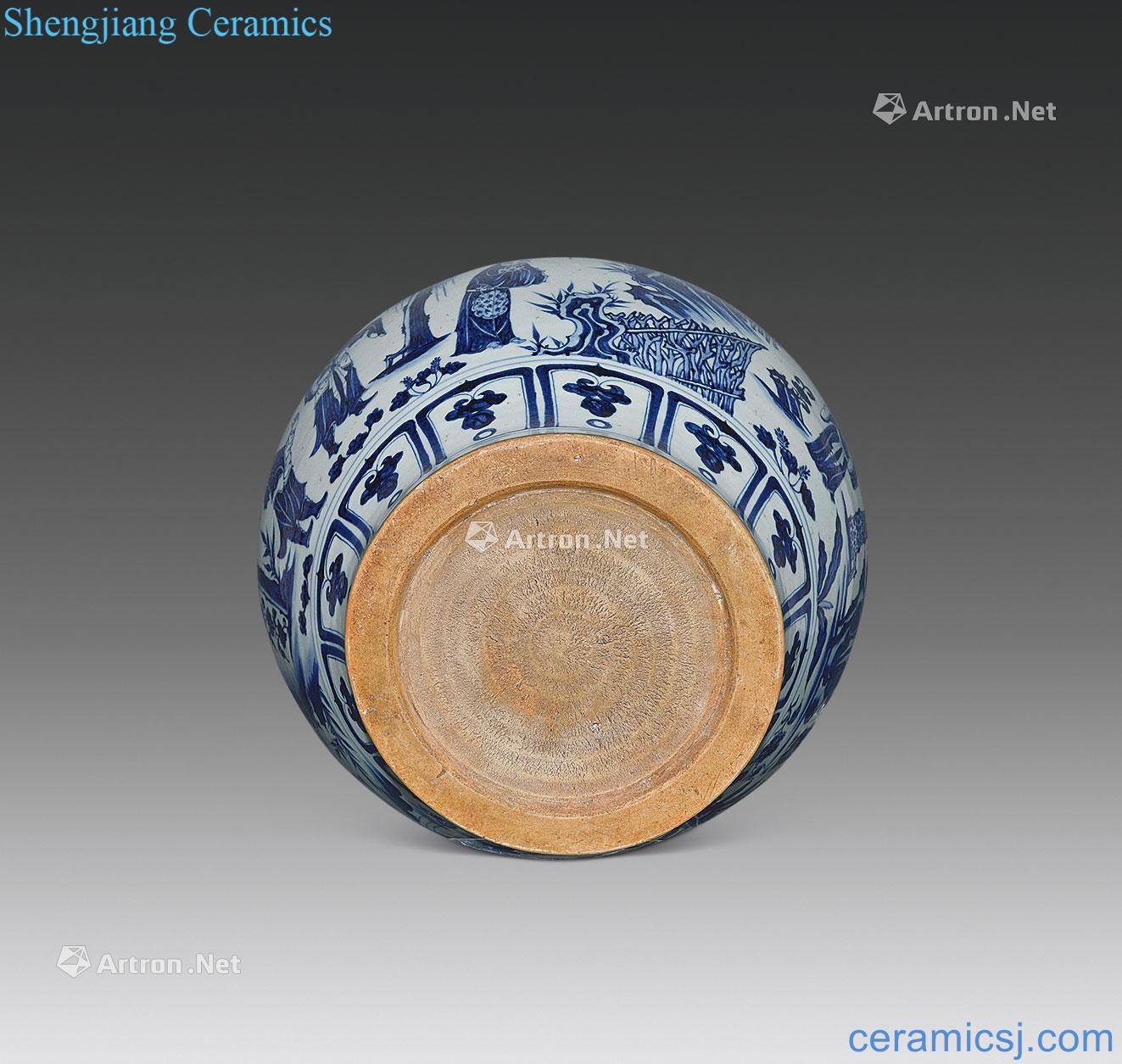 Stories of the yuan dynasty blue and white "sincerity" cans