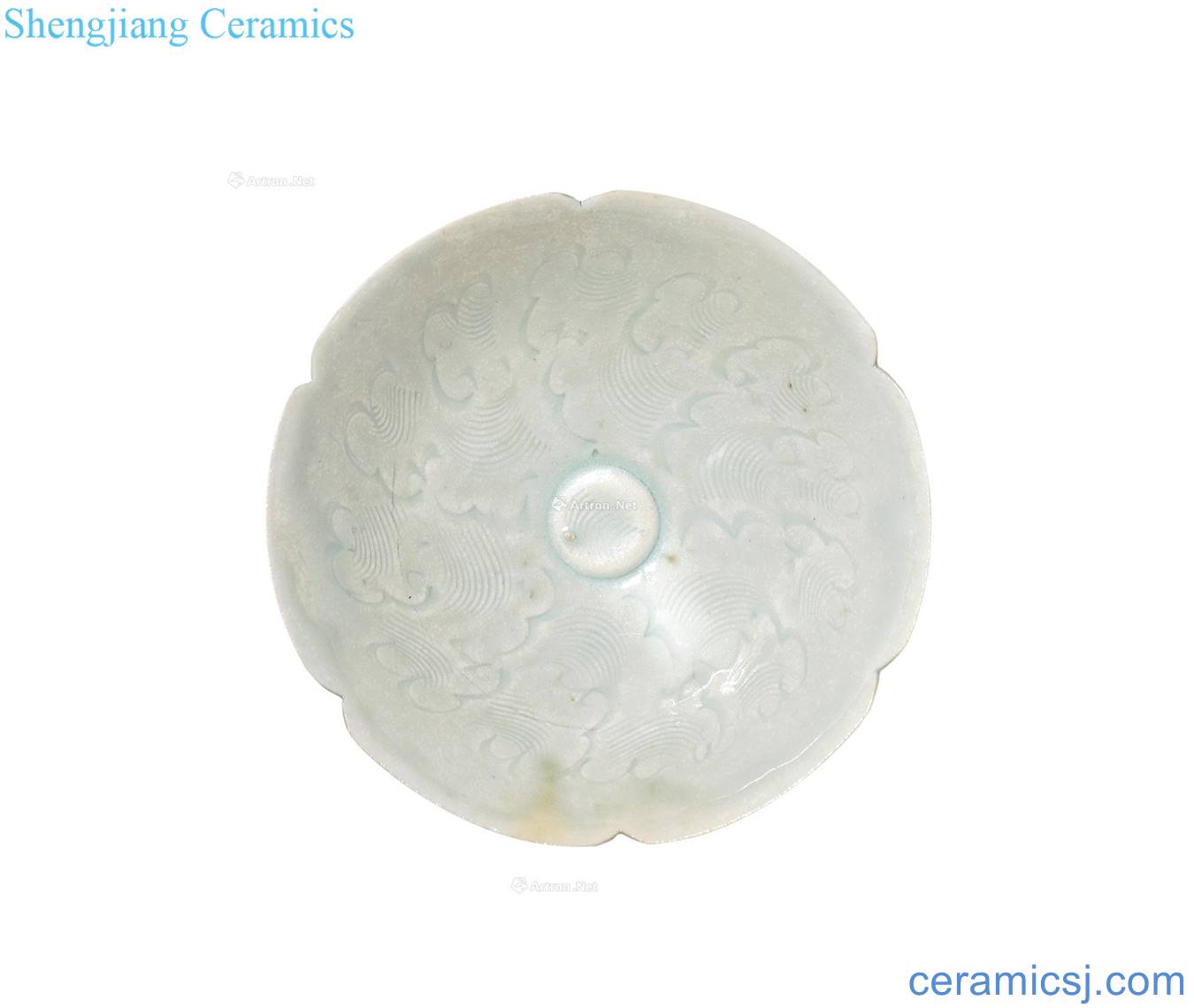 The song dynasty Left kiln scratching flower lamp