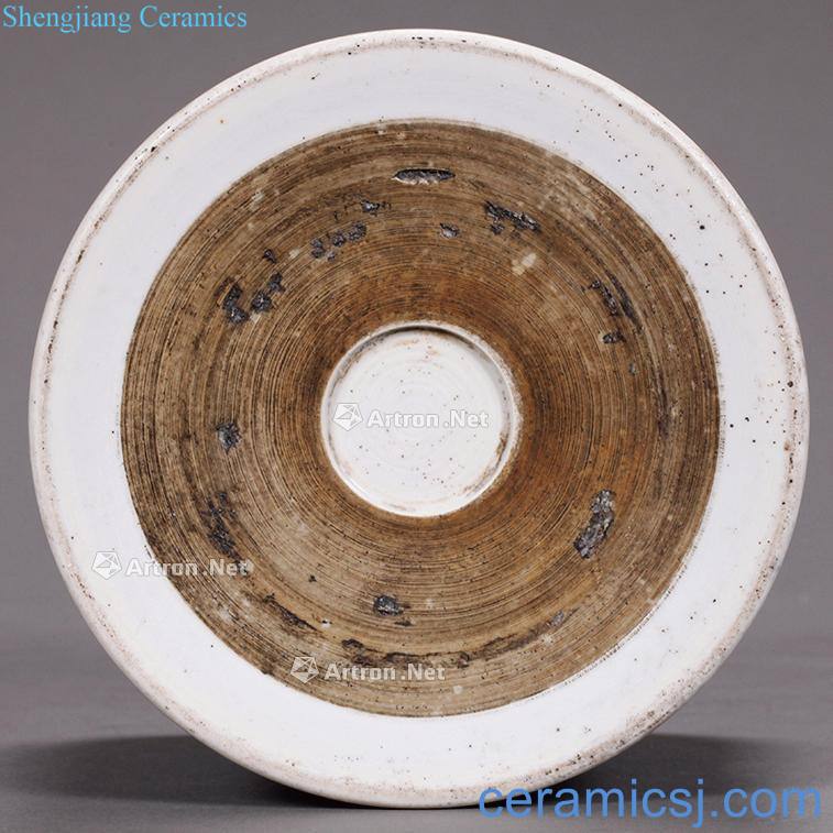 Blue and white of the reign of emperor kangxi calligraphy brush pot