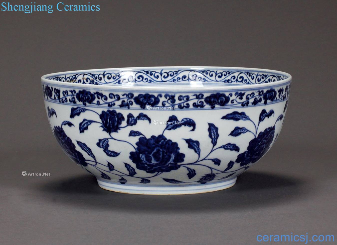 Ming yongle Blue and white lotus flower bowls
