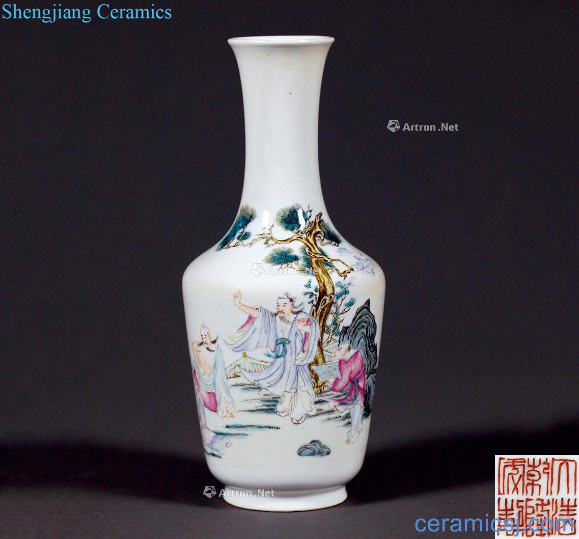 The stories of pastel reign of qing emperor guangxu bottles