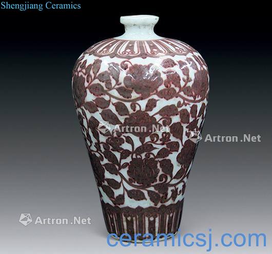 The yuan dynasty Youligong floral design