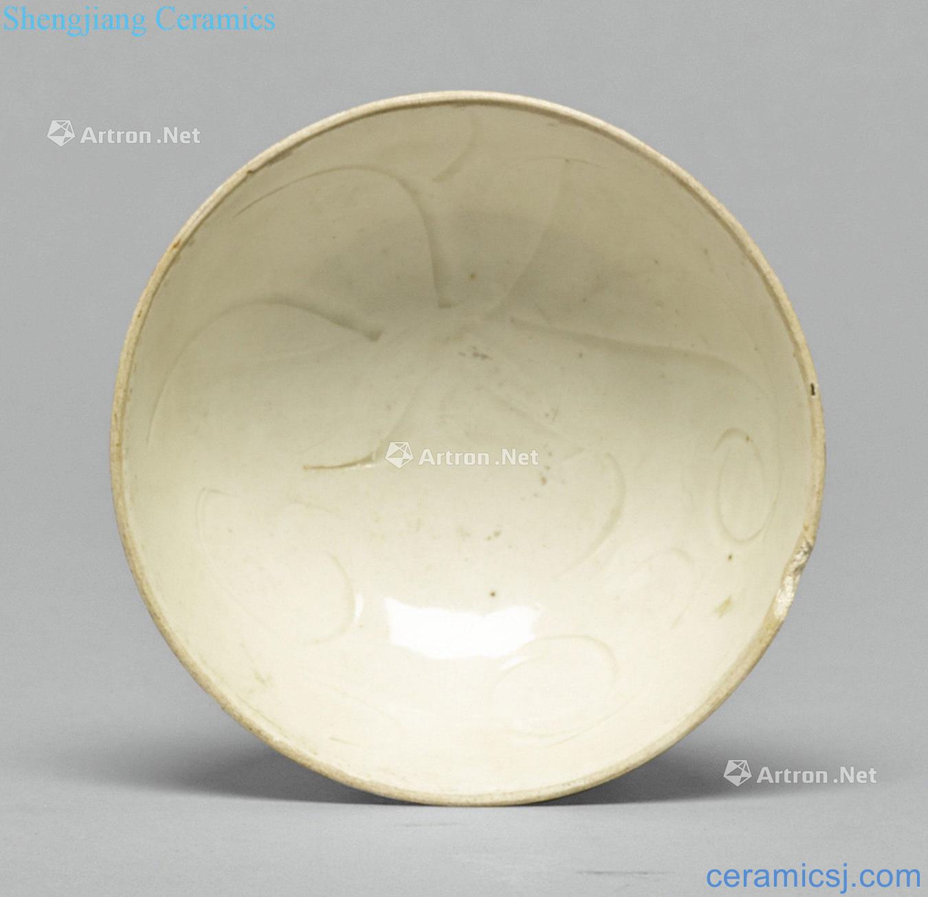 The song kiln carved lotus pattern 盌