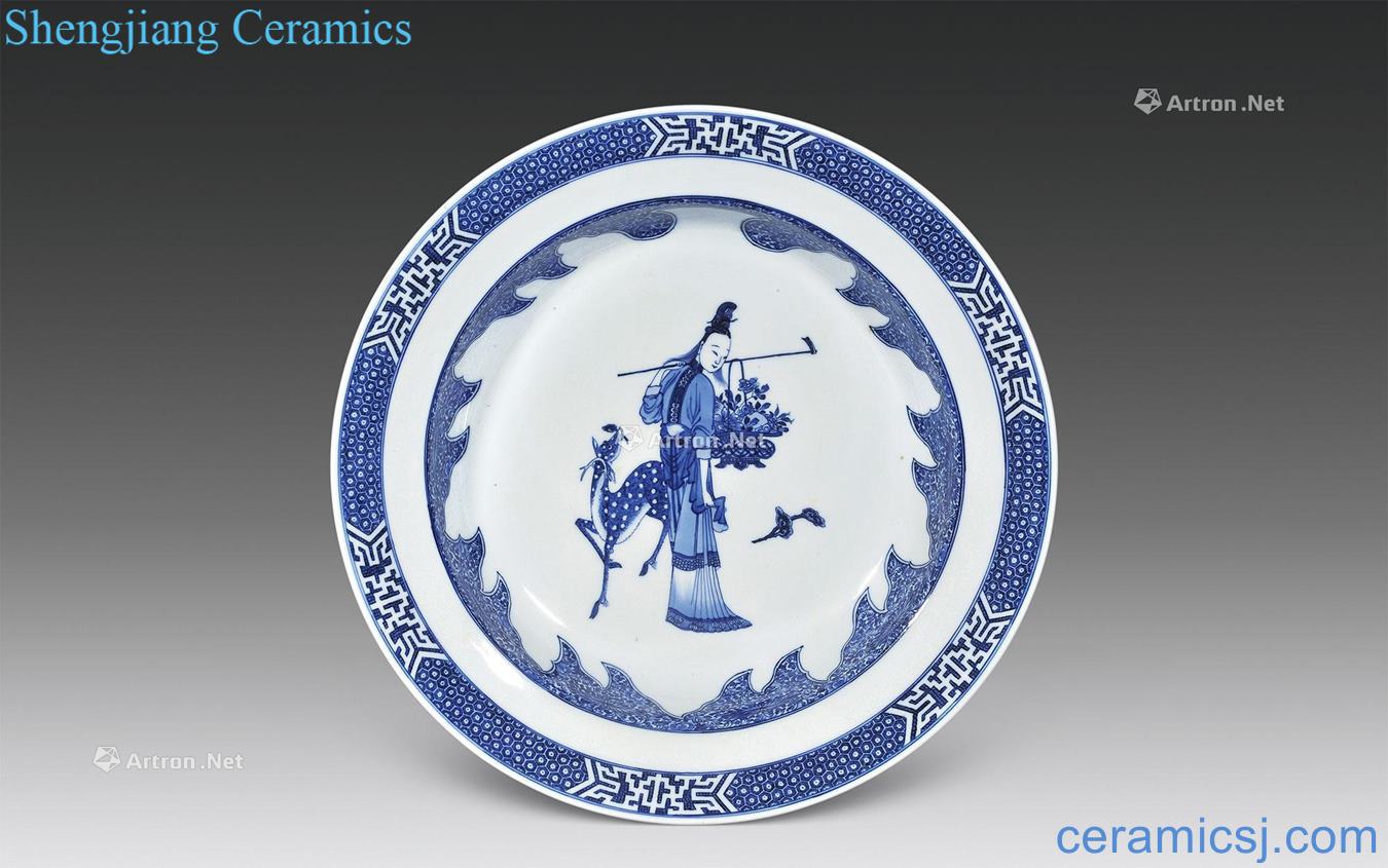 Qing yongzheng blue-and-white mago offer the life of the market