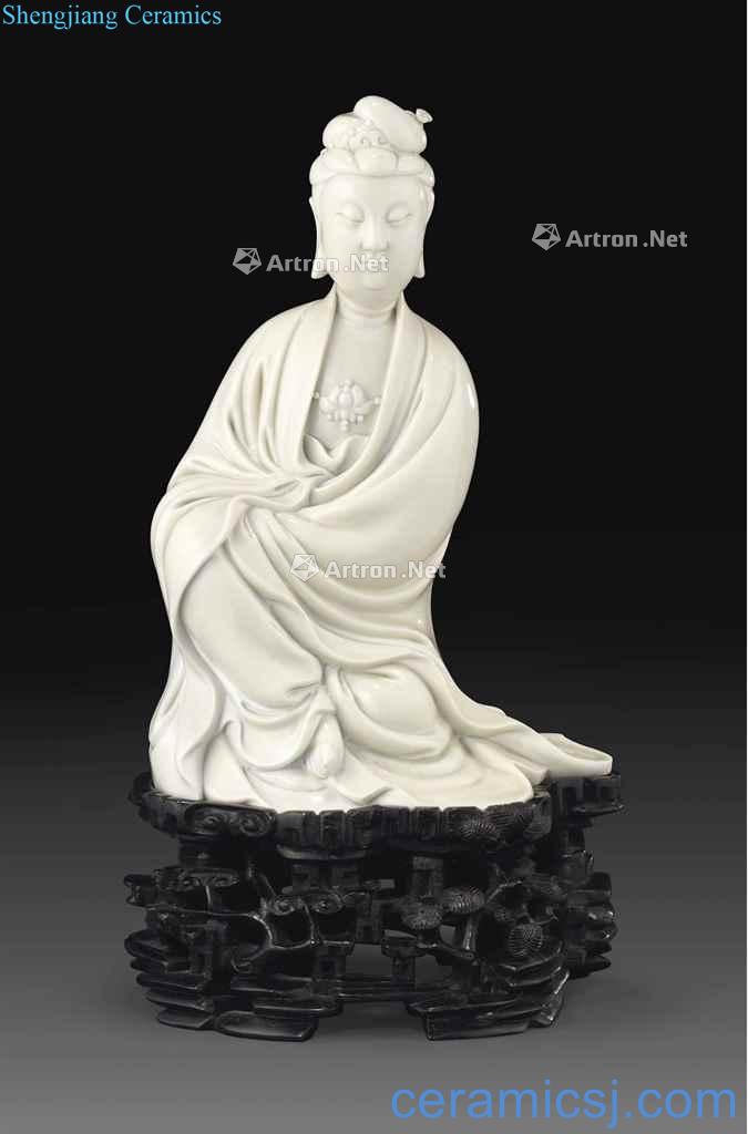 The late Ming dynasty Dehua white glaze guanyin cave