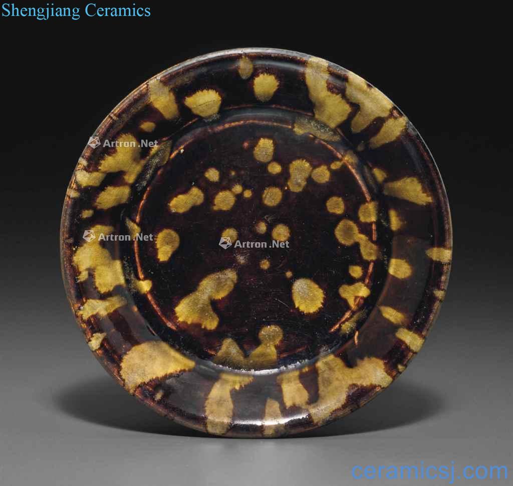 The southern song dynasty/yuan Jizhou kiln tortoise shell plate