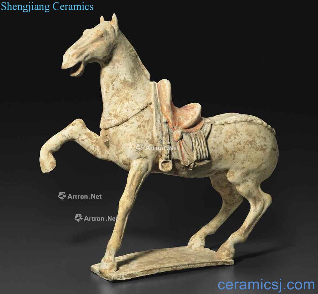 Tang leg horse painted pottery