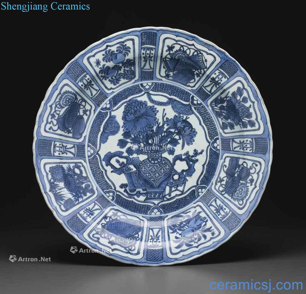 Ming wanli Blue and white clark type antique market