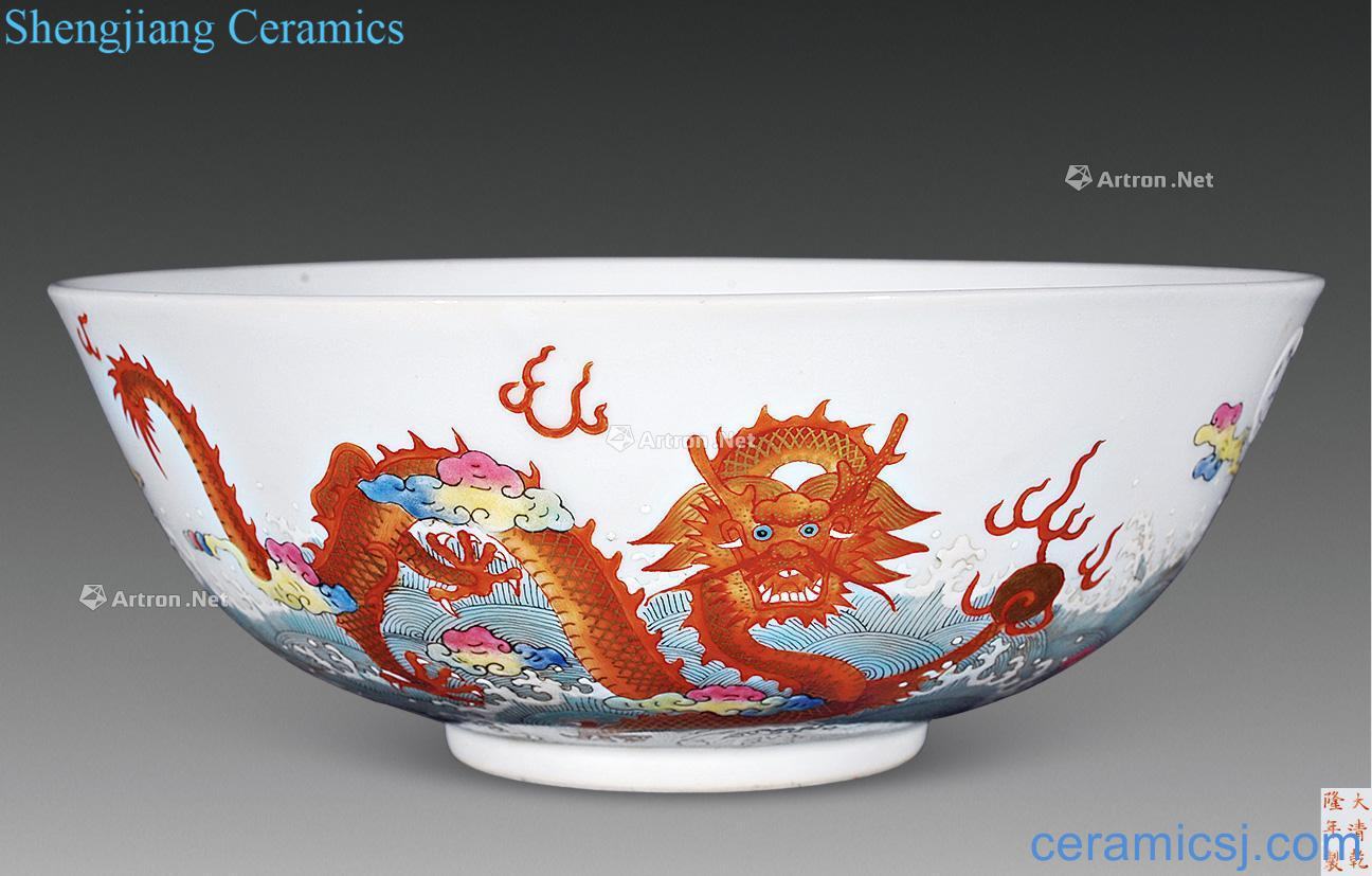 Clear pastel colour the sea dragon bowls