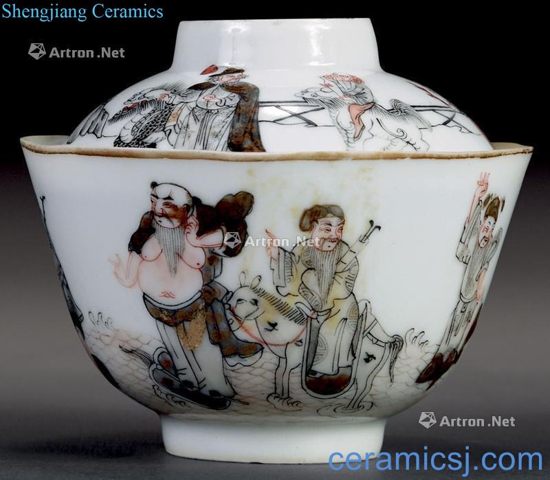 qing Ink in the eight immortals tureen