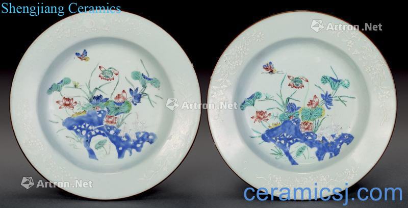 Qing qianlong pastel plate (2)