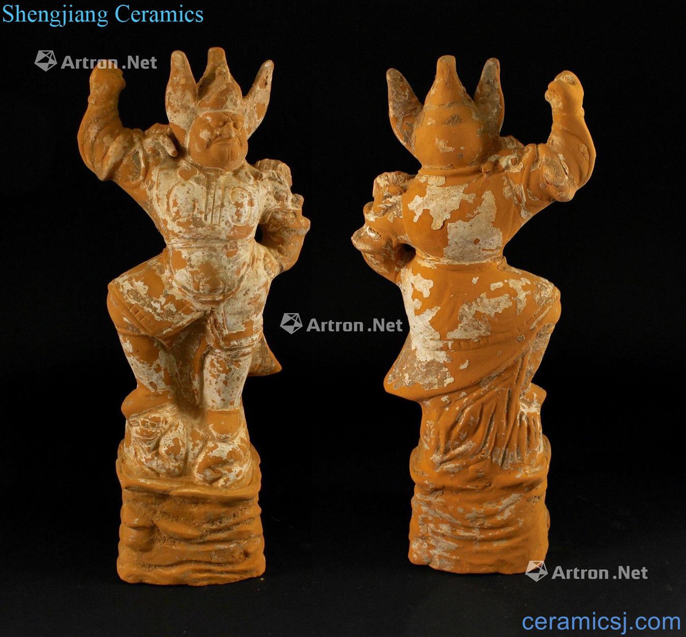 Town in the tang dynasty tomb of king figurines