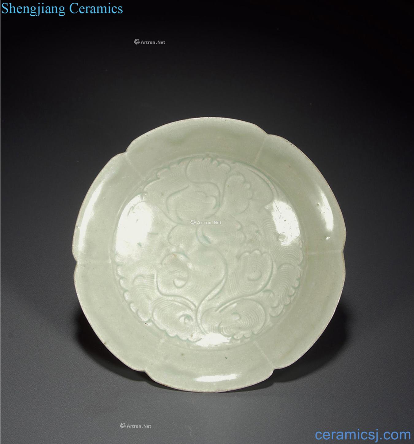Shadow tsing kwai Ming before mouth carved flower tray