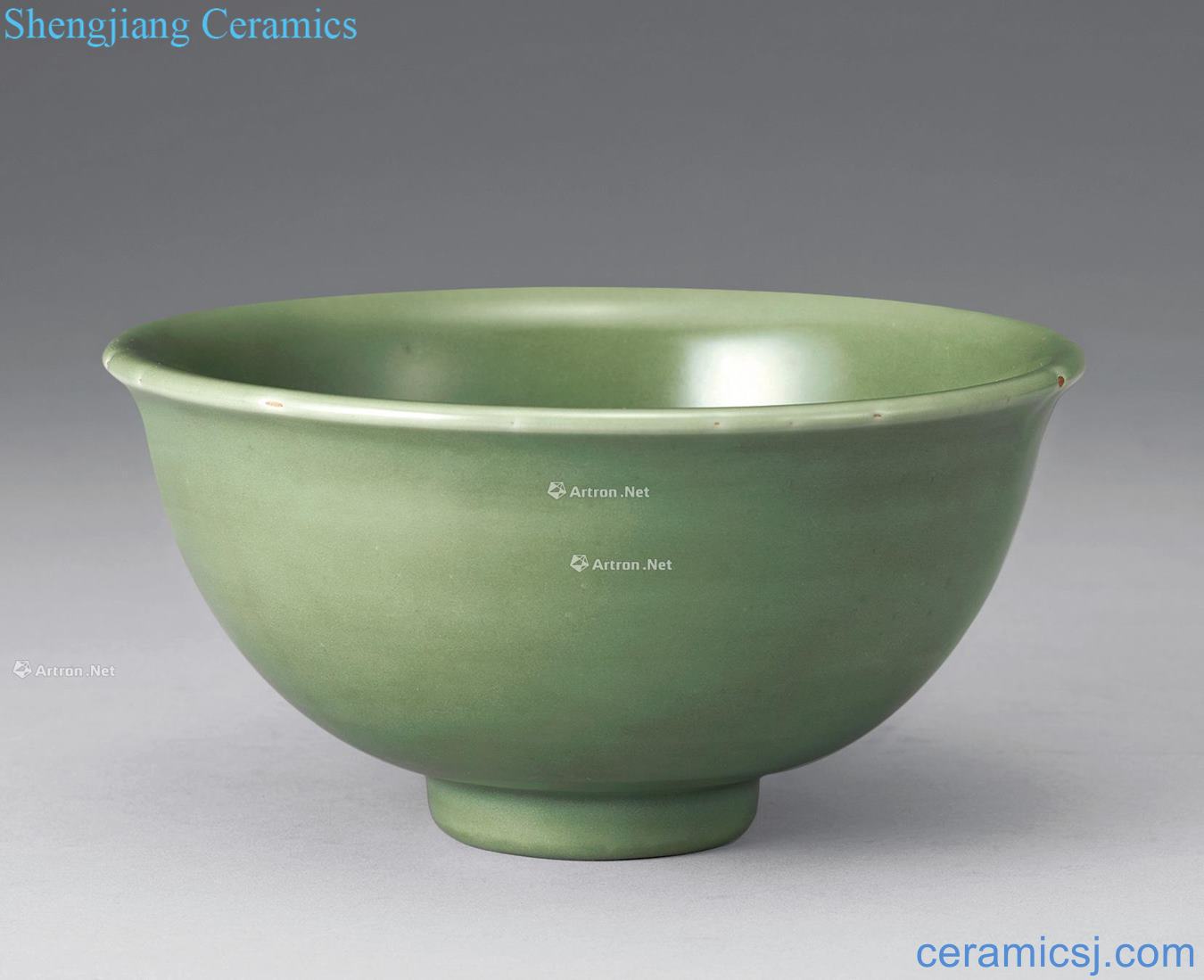 At the end of the yuan Ming Longquan element face mouth bowl