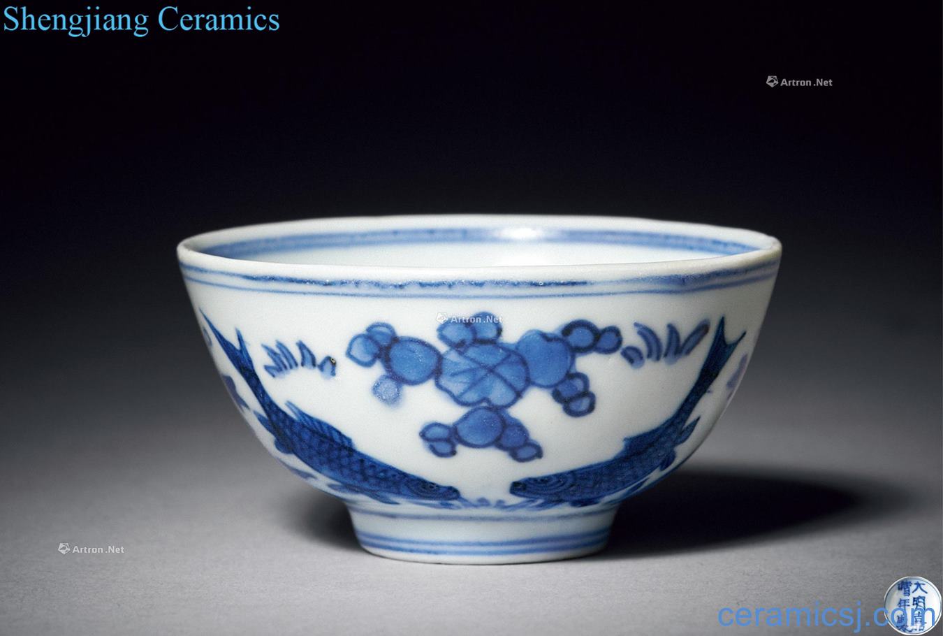 Ming jiajing mackerel grain cup