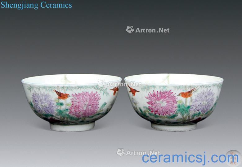 Qing powder enamel bowls (a)