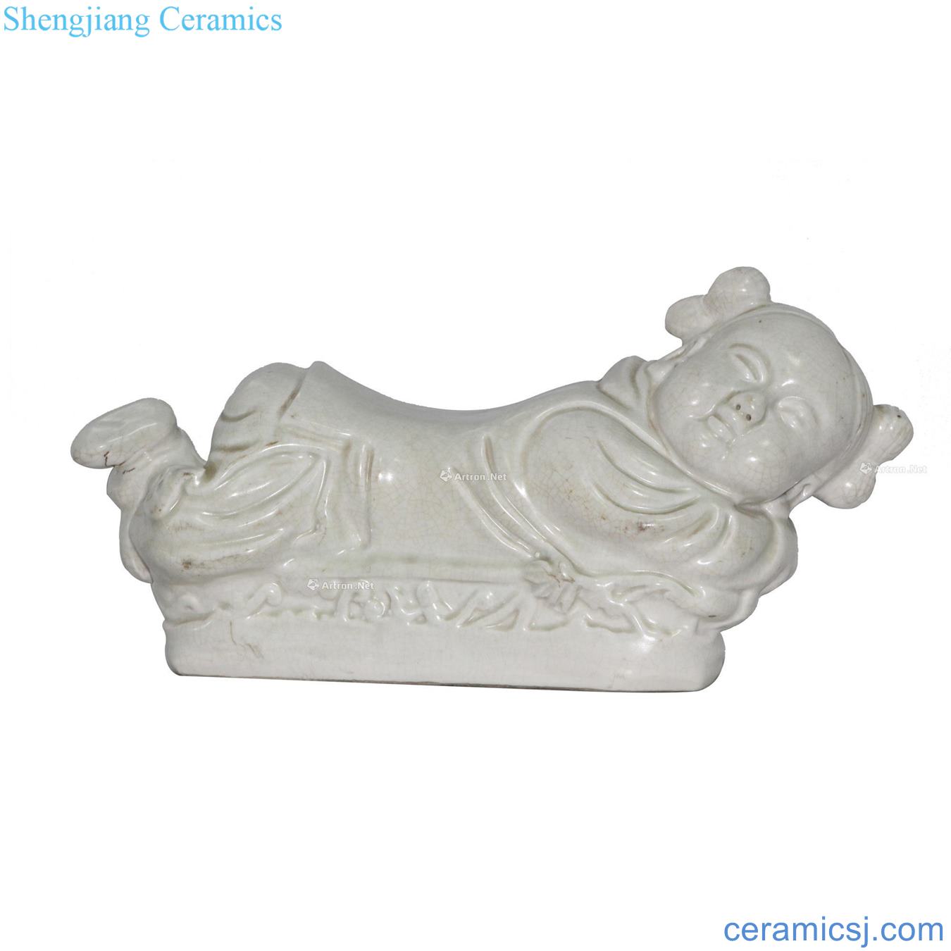 The song dynasty kiln child pillow