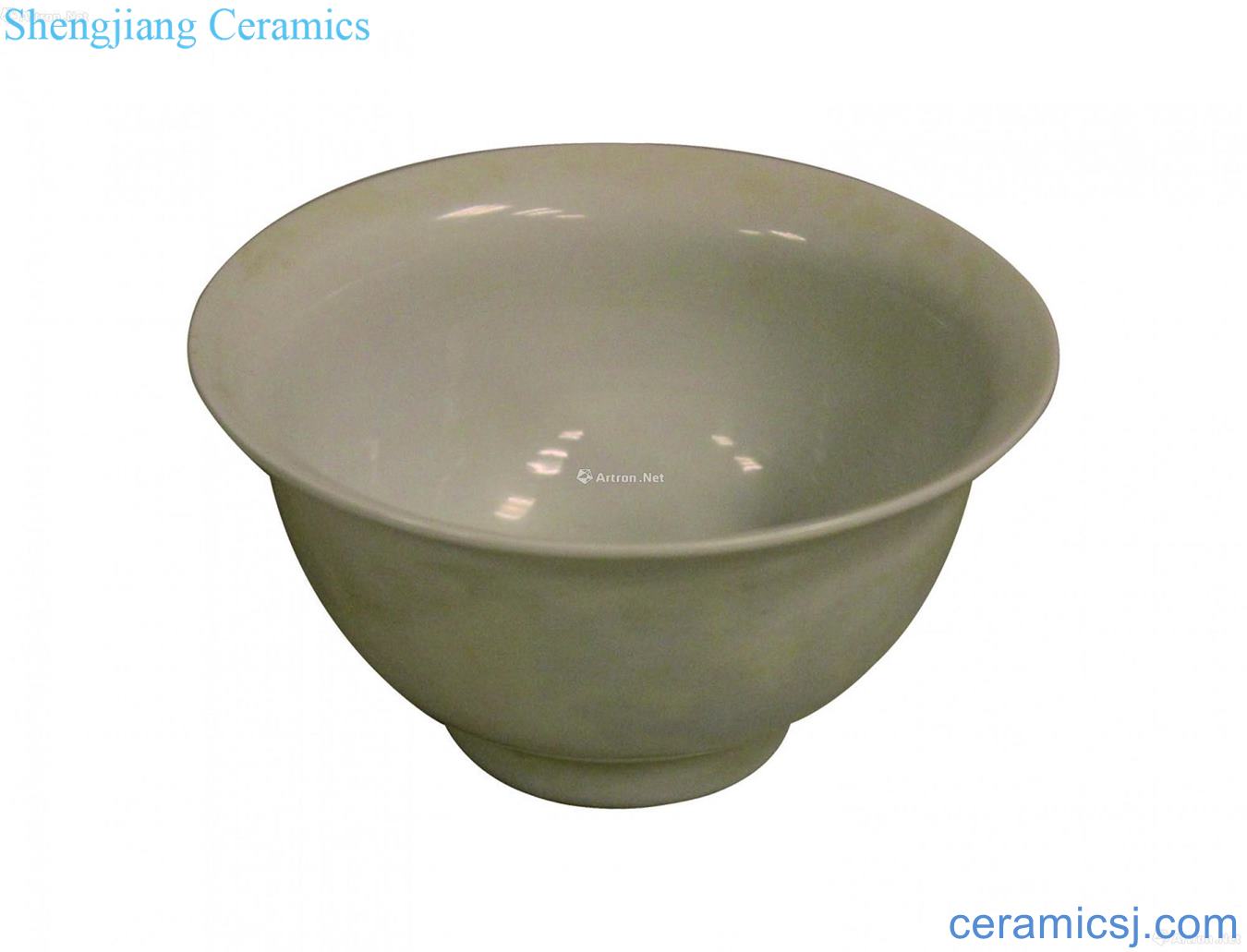 Sweet white glazed porcelain painting of longfeng bowl