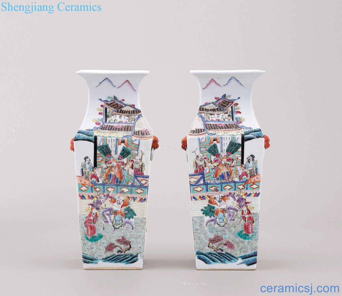 Stories of dajing pastel square bottles