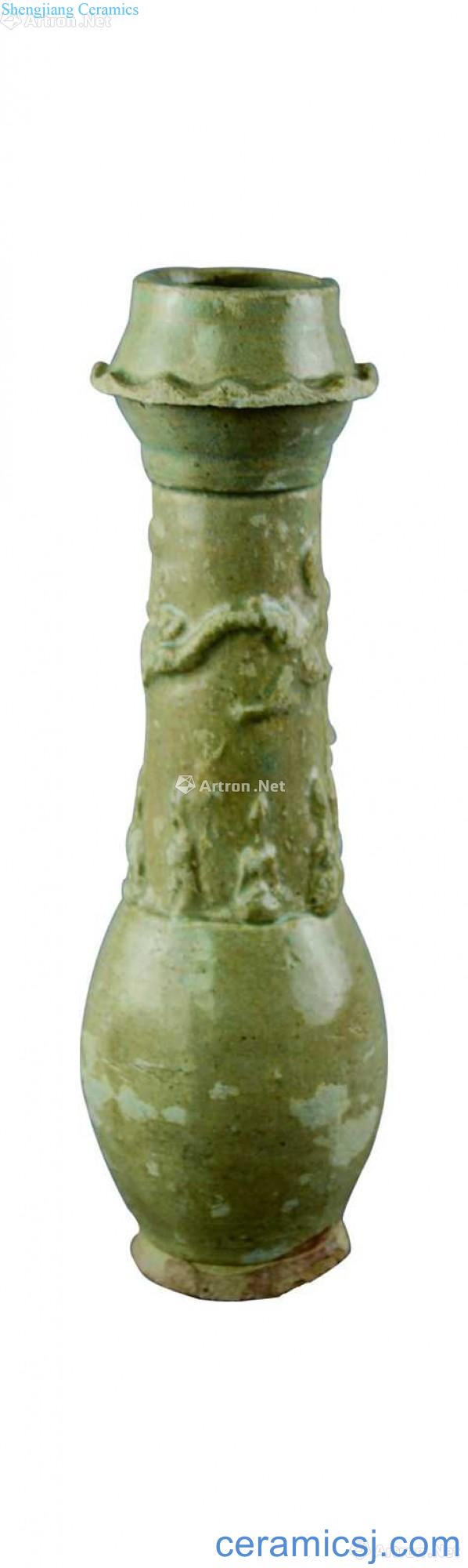 Celadon column bottle