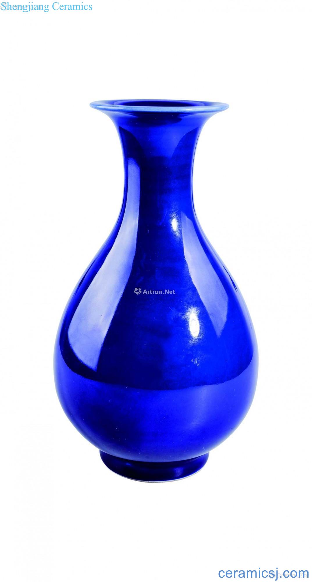 Gem aquamarine pot spring bottle
