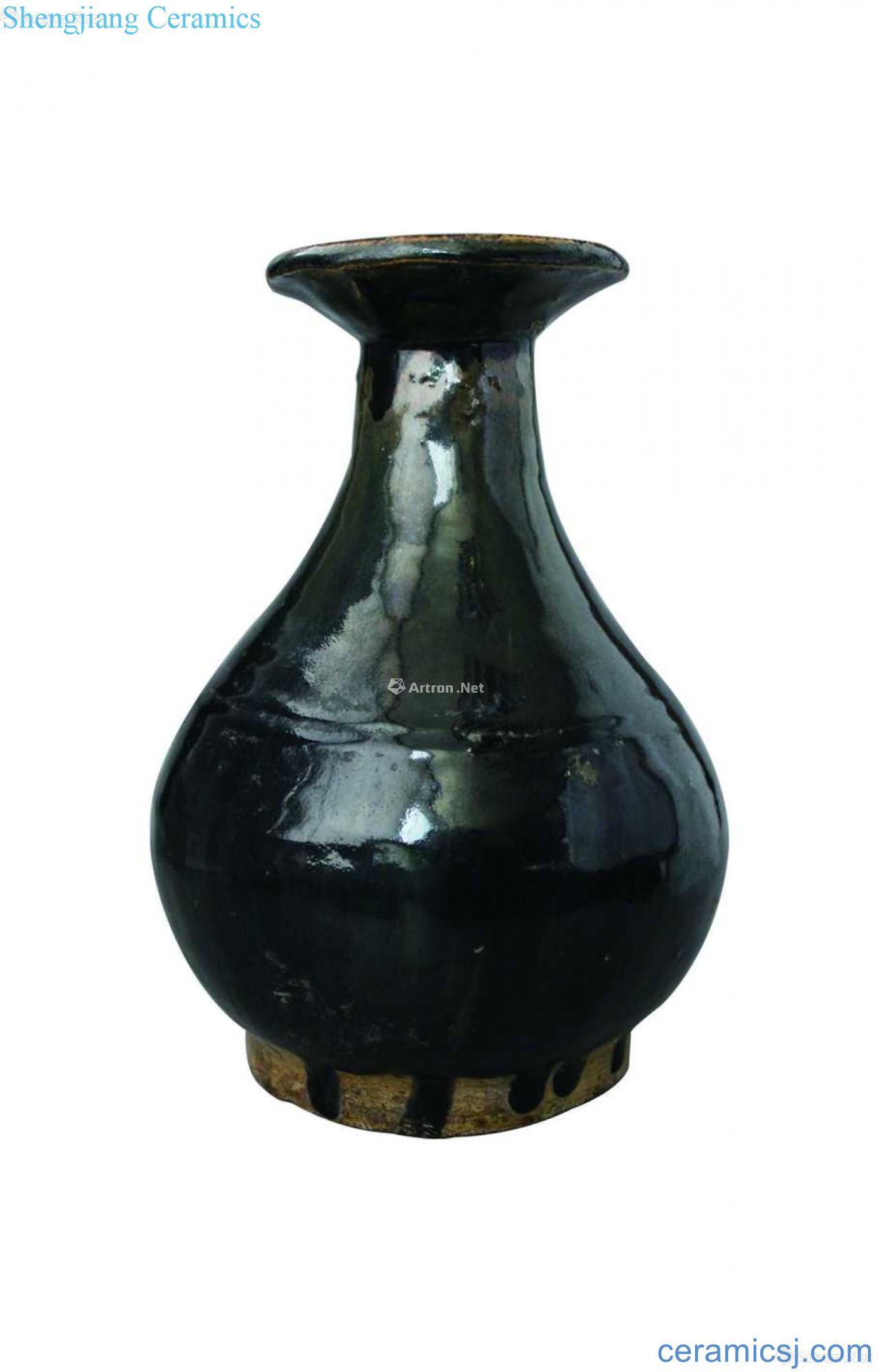 Rust flower glaze okho spring bottle