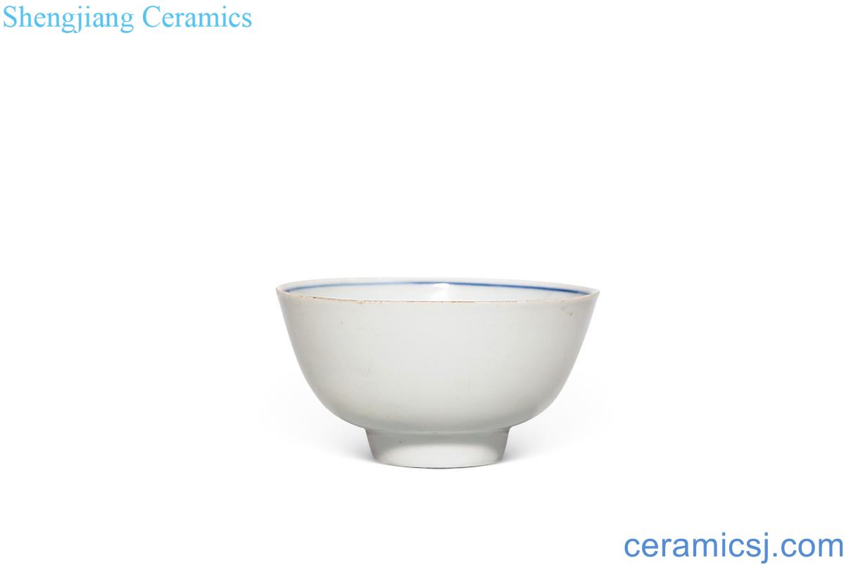 Qing dynasty blue-and-white YingXiWen bowl
