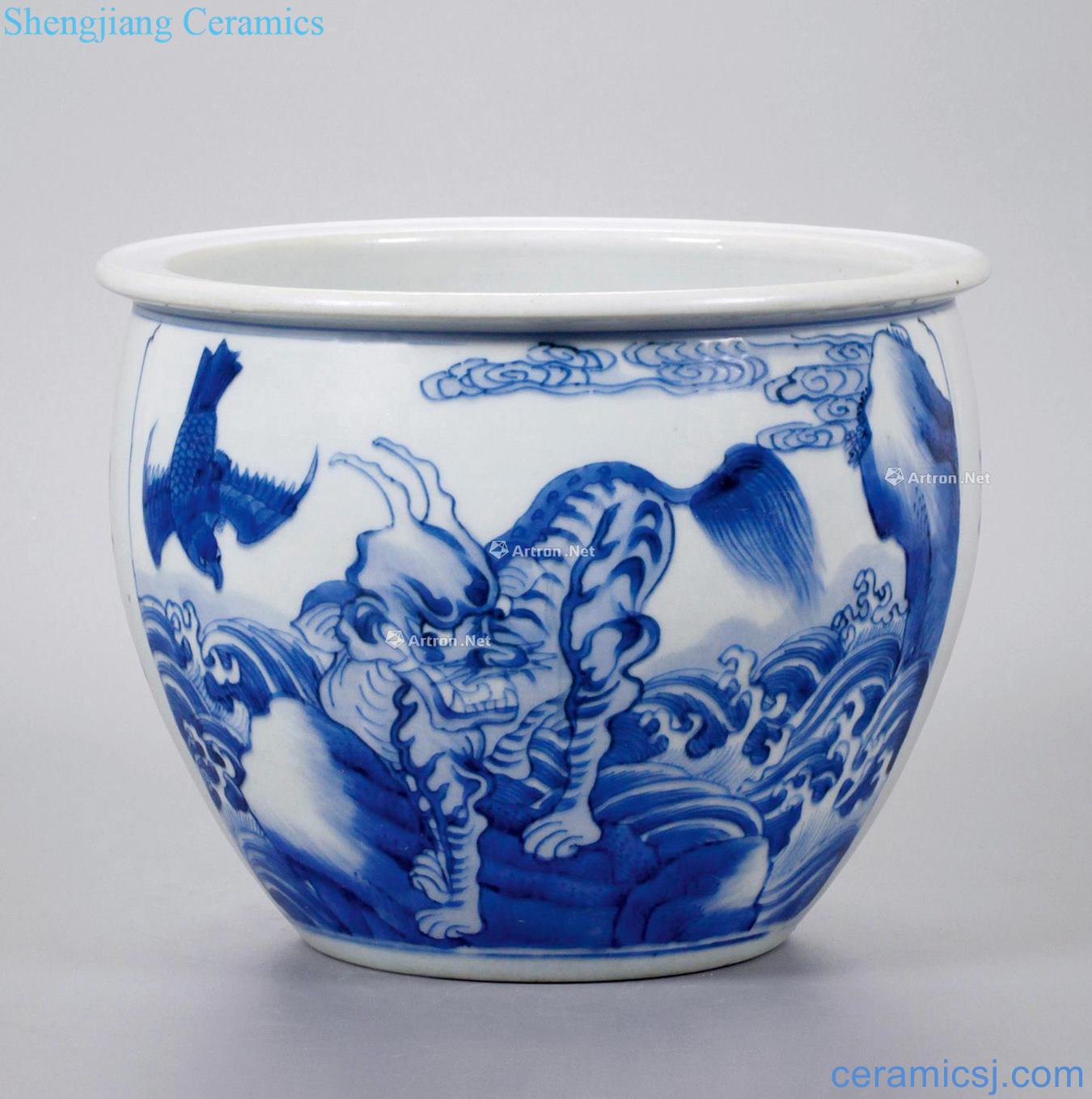 Kangxi porcelain hero saving the fish tank