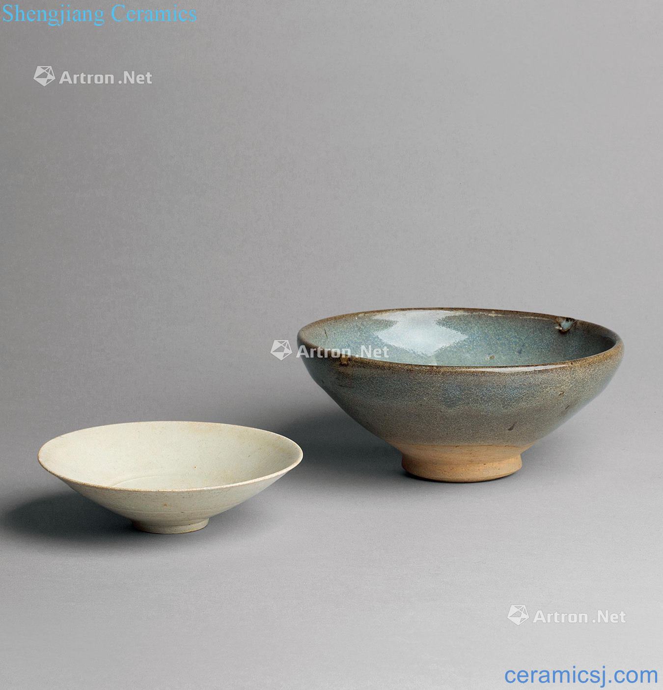 The yuan dynasty Pa shamrock glaze bowls Two things kiln tea (group a)
