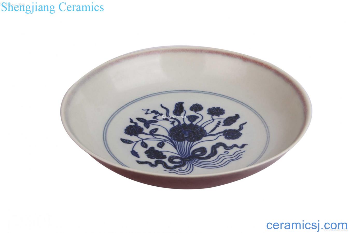 Red glaze porcelain of the lotus wen bowl