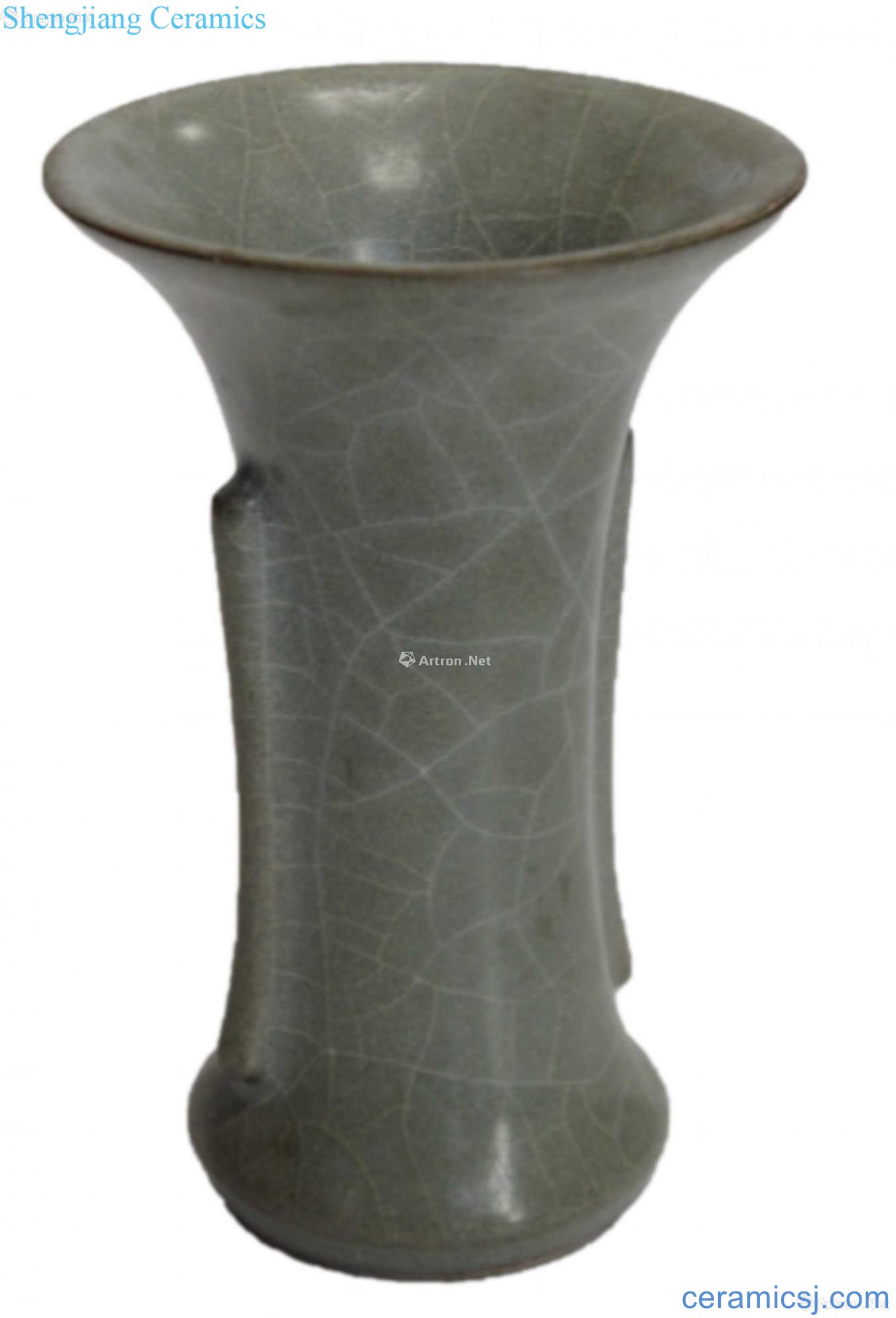 Kiln flower vase with