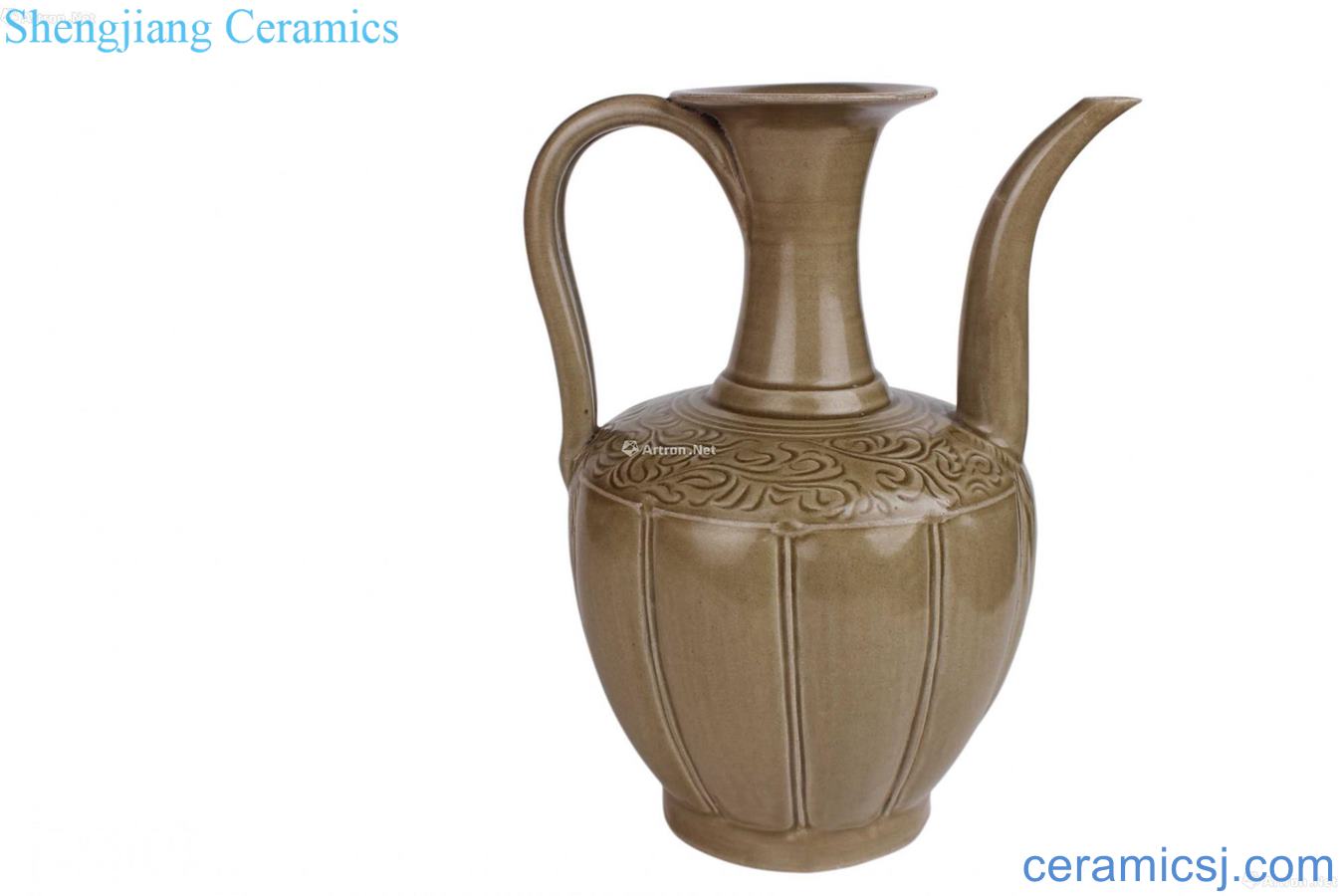 The kiln melon prismatic volume grass grain ewer picking flowers