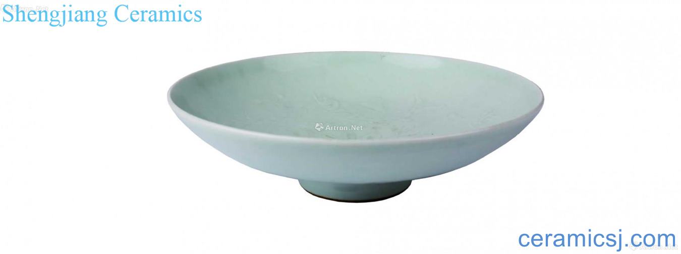 Pivot mansion glaze hand-cut footed bowl