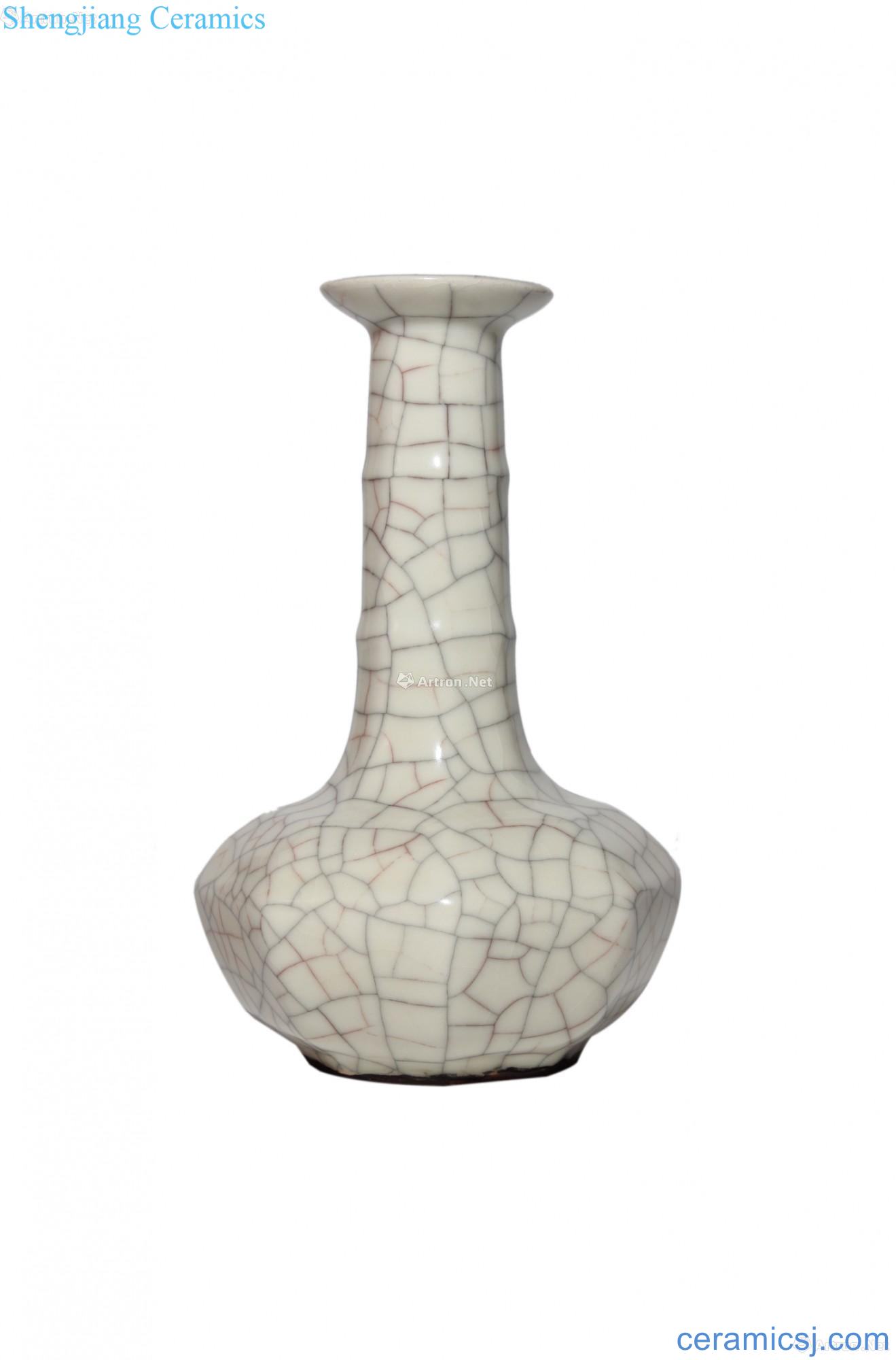 Eight dragon flask cream-colored glaze