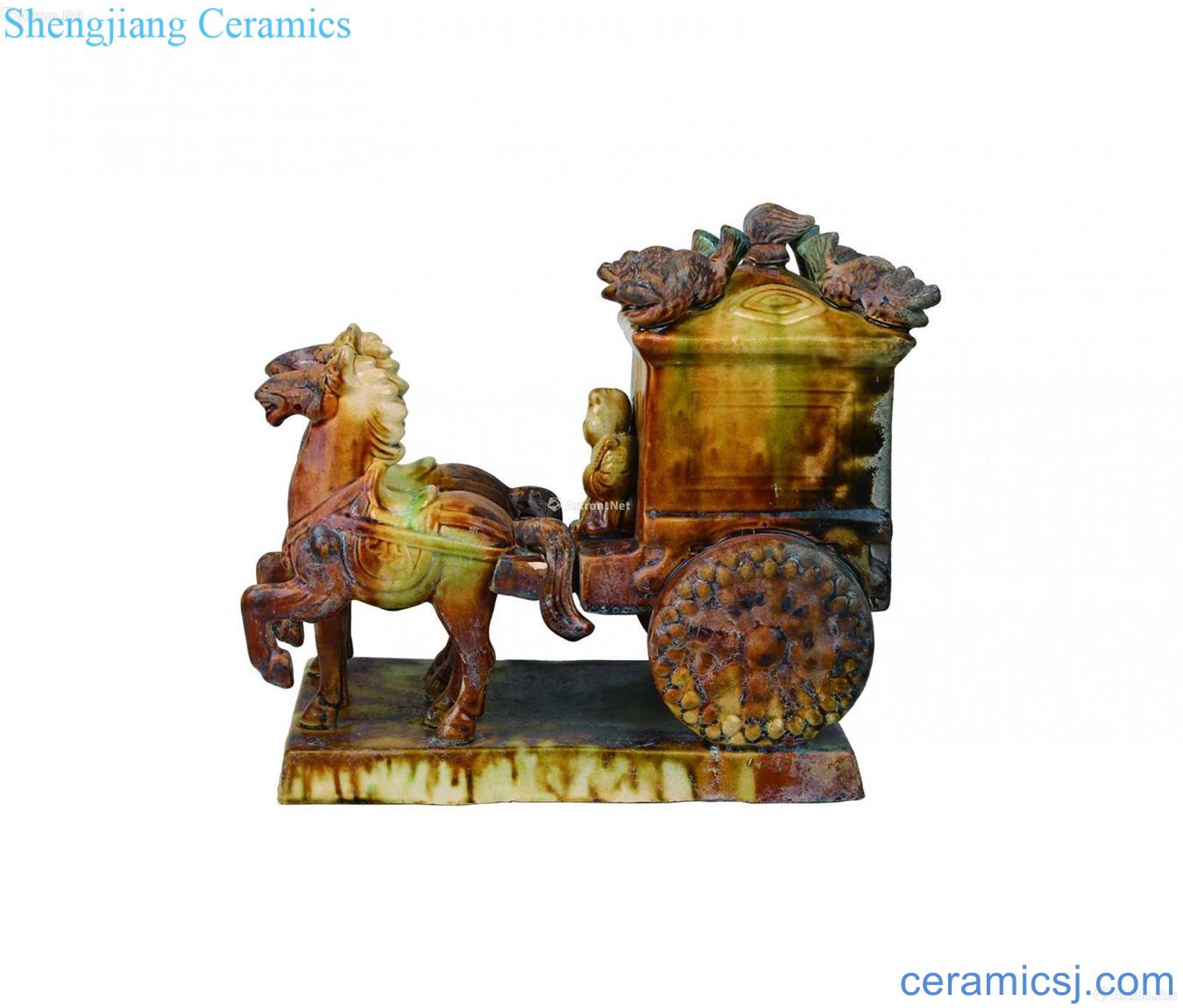 Three-color carriage furnishing articles