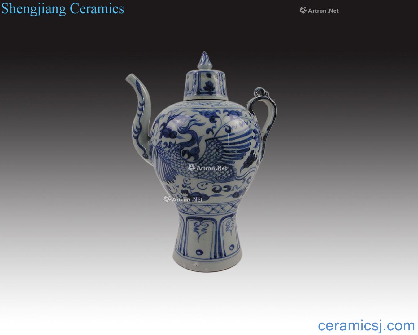 The yuan dynasty porcelain ewer