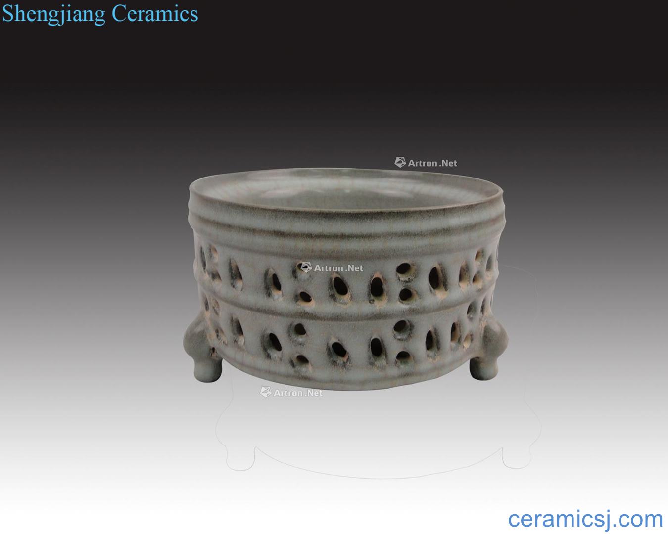 Song dynasty is hollow-out casket furnace