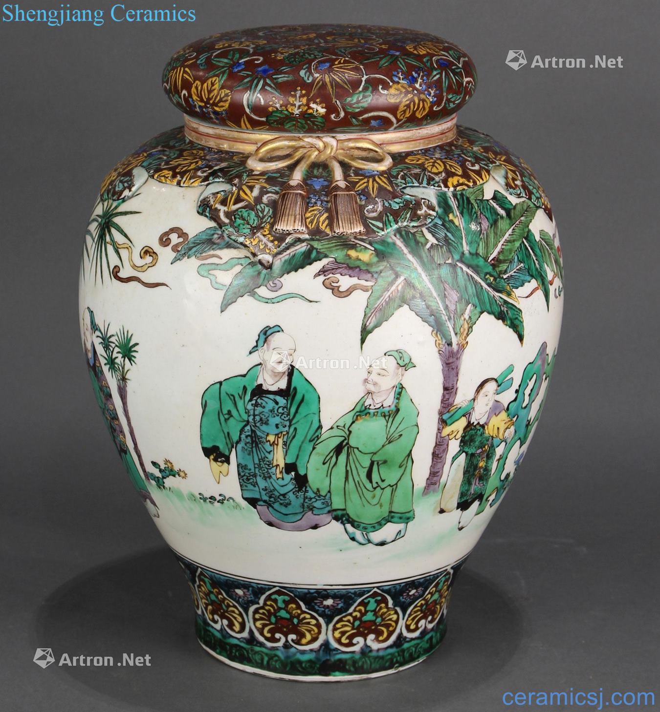 edo Japanese ceramic teapot